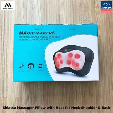 Experience the Magic of Shiatsu Massage with the Magic Makers Shiatsu Massager